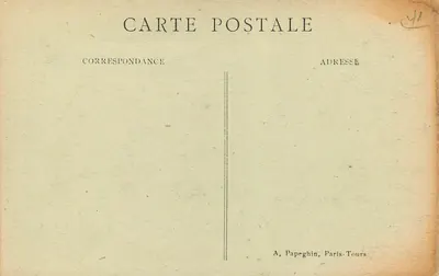 Castelo de BLOIS (L.-et-C.) — O Museu — Lareira da Biblioteca de Luís XII — A.P. n°58 — Verso