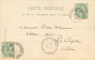 Le Nouvion — domaine de Guise — cheminée de la salle des chasses — Editora Eu. Catrin — Verso