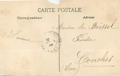 Jules Ferry — Krążownik pancerny — Brest, 18 czerwca 1908 — Rewers