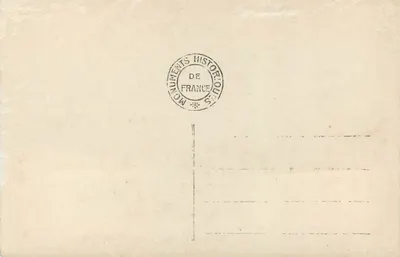 Bourges. Pałac Jacques Cœur – Kominek Sali Strażników. — Rewers