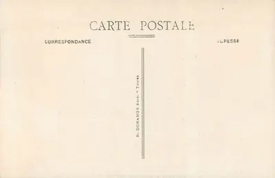 Lareira da Sala dos Guardas — Castelo de Chaumont (séculos XV e XVI) — R. D. — Verso