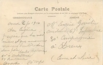 Bourges — Kominek z Pałacu Jacques-Cœur — Wydawnictwo Daumes de Paris, nr 14 — Rewers