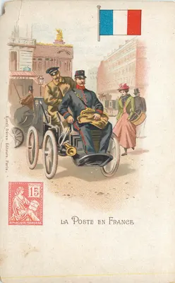 A Postagem na França — Paris — Kunzli Frères, Editores, Paris