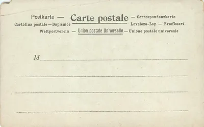 A Postagem na França — Paris — Kunzli Frères, Editores, Paris — Verso