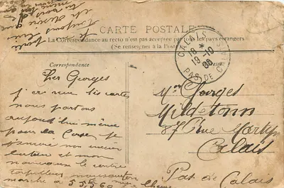 Marinha Francesa - O "Iéna" encouraçado de esquadra — Brevet L. D. F. Clavel, Editor Toulon — Verso