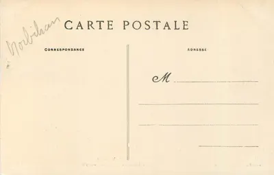 Vannes - Hotel de Ville - Perystyl — Zbiory Allan Villard, Quimper, n° 6779 — Rewers