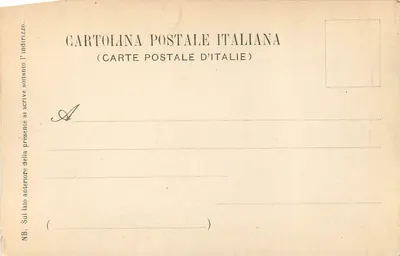 Madonna do Cardellino — Raffaello Sanzio — Francesco Piniéger Edit, Florença, n° 506 — Verso