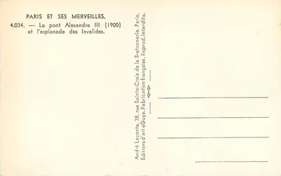 Most Alexandre III — Esplanada Invalidów — Guy — Rewers