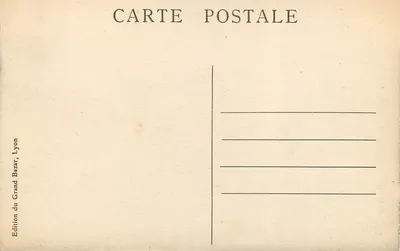 LYON — Place Carnot — Monument de la République — Édition du Grand Bazar, Lyon — Rewers