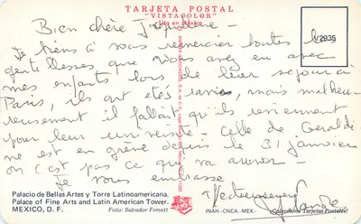 Palazzo delle Belle Arti e Torre Latinoamericana — Città del Messico — AMMEX ASOCIADOS, S.A. de C.V. — Verso