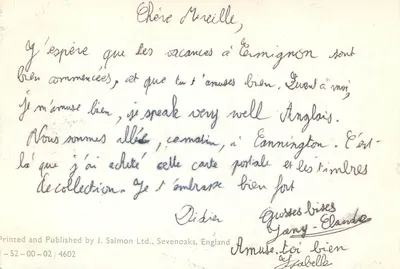 Somerset — ilustrowana kartka pocztowa — J. Salmon Ltd., Sevencoaks, England — Rewers