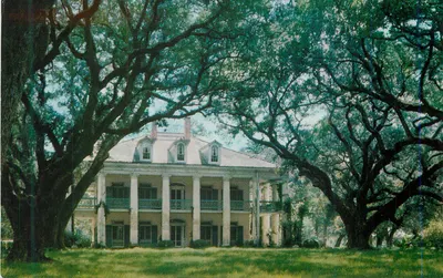 Oak Alley Plantation — Vacherie, Louisiana — GLR-39, H.S. Crocker Co., San Francisco
