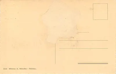 Palerma — Trifório com a Virgem, o Menino, os Anjos e Santos — Edição E. Melendez — Verso
