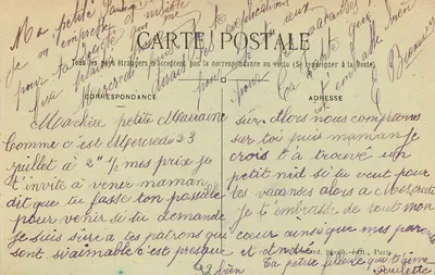 El Lago de San Jacinto — Bois de Boulogne — E.M. n°5093 — Reverso