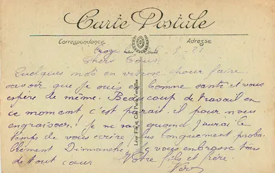Troyes — A Igreja de São Urbano — Editor Lévy Frères, n° 33 — Verso