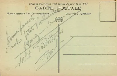 Troyes — Tuin van Chevreuse — "Het Wijn" — D. D. — Achterkant