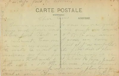 Troyes — "Le Vin" autorstwa Briden w Jardin de Chevreuse — Zbiór L. Mairé — Rewers