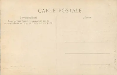 Sainte-Geneviève — Schutzpatronin von Paris und Frankreich — Nach einer alten Holzschnitte aus dem 17. Jahrhundert — C. Weibel, Verleger, rue Clovis (V°) — Rückseite