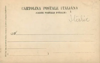 Roma - Raffaello Sanzio - Batismo de Constantino - (Vaticano) - Ernesto Richter, Roma, Via Serpenti 170 — Verso