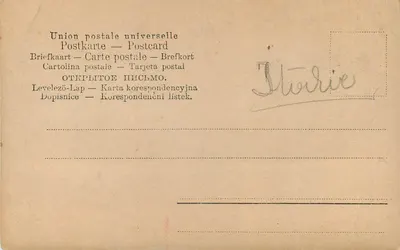Roma-Rossellini-Cosimo-Adoração do Touro de Ouro (Capela Sistina) — Ernesto Richter, Roma, n° 1800 — Verso
