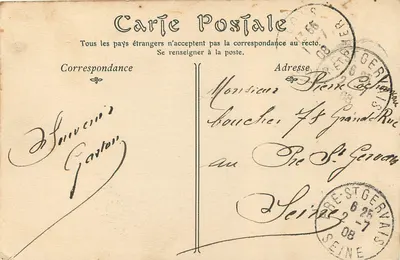 Blois — Os Degraus Denis-Papin — N.D. Piolet — Verso