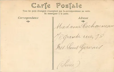 Schloss Blois, Flügel von Ludwig XII. — Der Eingangstor — PÉRICAT, Buchhändler — Tours — Rückseite