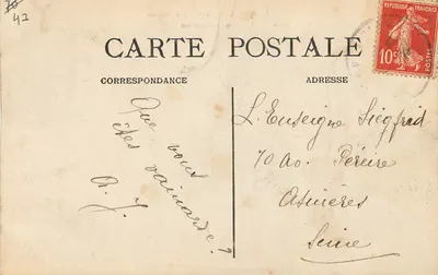 Le Chambon-de-Tence (Hte-Loire) alt. 960 m. — Curative de ar — Um canto do Lignon — S. Bar, editor — Verso