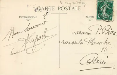 Dzwonnica katedry — PUY-en-VELAY (Hte-Loire) — L'Étrondelle - Paris n°486 — Rewers