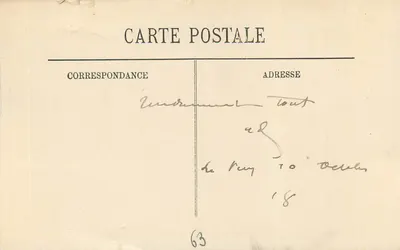 As Orgas de Espaly — Em torno do Puy — LL, n° 106 — Verso