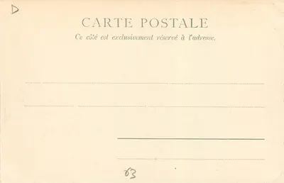 Château de Randan, voorgevel — Vichy — uitgever Vichy, nr. 30203 — Achterkant