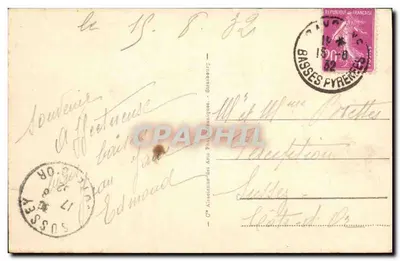 Fontarabie z widoku z Hendaye — widok panoramiczny — wydawca nieznany, nr 10 — Rewers