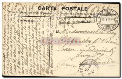 Genebra — Os barcos e o jato d'água de 90 metros — L.V. 269 — Verso