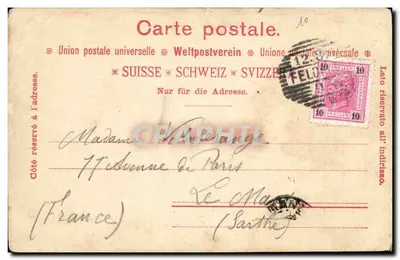 Zurique — Das Landesmuseum — Verlag von E. Paul, Bern, n° 120 — Verso