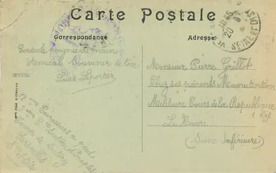 A Capela do Palácio de Versailles — editor E. D. M. em Versailles, n°8 — Verso