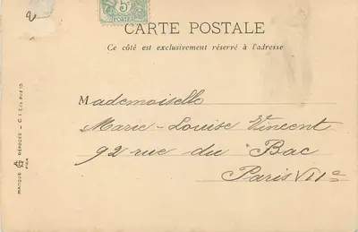 Versailles - La Carrozza Incastrata — Stampa a TAILLE-DOUCE — Verso