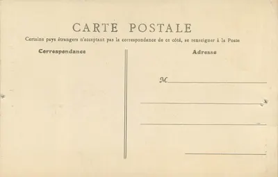 Gray (Haute-Saône) — A Igreja — B.P., Paris — Verso