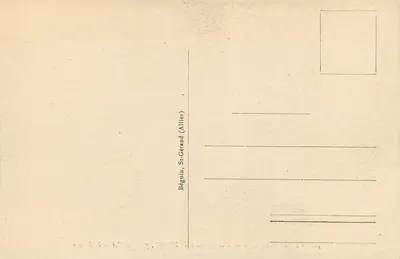 Vichy — Katedra św. Ludwika i ogólne widok — zdjęcie z Astoria-Palace — Rewers