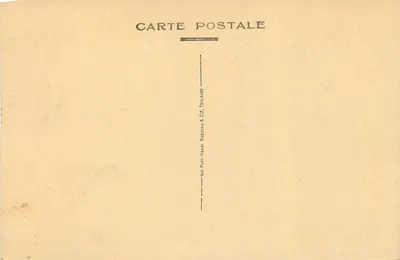 As Grattes do Mas d'Azil — A Grande Fenda do corredor de acesso à Sala do Urso — Henri Basuyau & Cie, Toulouse — Verso