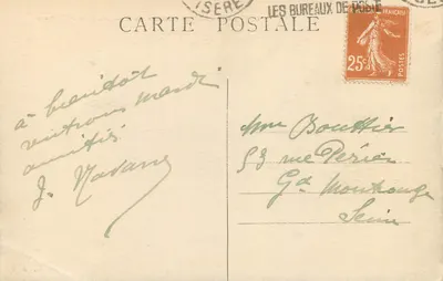 Grenoble — A Isère — La Tronche e o St-Eynard — CI.A.V. n°0139 — Verso