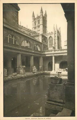 Banhos Romanos e Abadia de Bath — Publicado no The Pump Room, Bath
