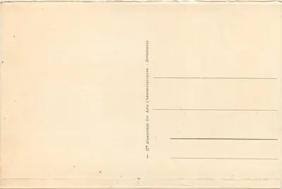 Strasbourg — Place de la République i Pałac na Rzecze — n° 166 — Rewers
