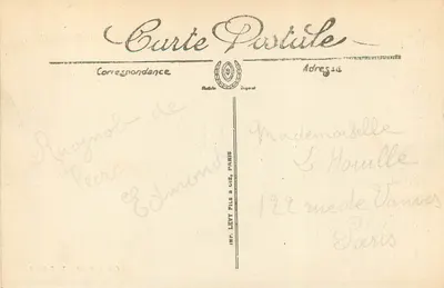 Le Tréport — Falisz i plaża — Wyd. Castelot — Le Tréport LL — Rewers