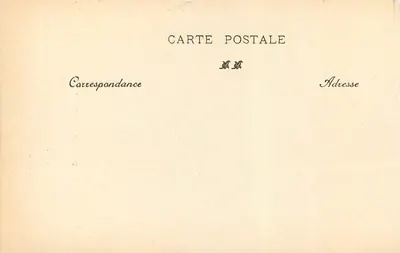 Kloster w Cadouin — Lai Arystotelesa jeździec Campaspe — bez wydawcy ani widocznego numeru — Rewers