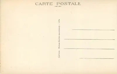 Pałac Rihour i Pomnik Zmarłych — Lille — Wydawca E.C. — Rewers