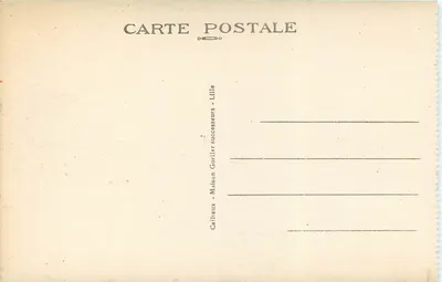 Lille — Plac Republiki i Pałac Sztuk Pięknych — E. C. — Rewers