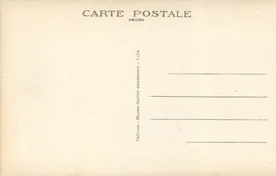 LILLE — La Porte de Paris — Ogólny widok — E.C. — Rewers