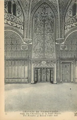 Château de Pierrefonds — Salle des Chevaliers de la Table Ronde — Imp. Grété et Cie, Paris