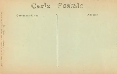 Château de Pierrefonds — Salle des Chevaliers de la Table Ronde — Imp. Grété et Cie, Paris — Verso