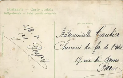 Strasbourg — Najstarsza dom w Strasburgu (Kammerzell) — wydawca nieznany, numer seryjny 40 — Rewers