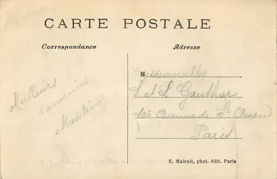 Rochos e Cachoeiras de CERNAY-la-VILLE — E.M. n°2180 — Verso